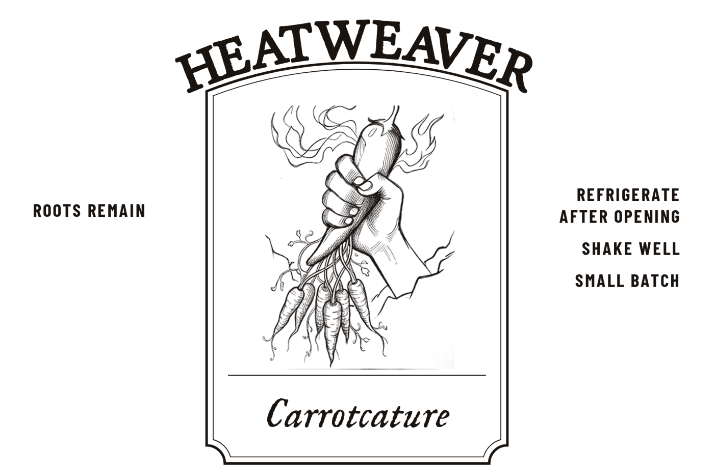Carrotcature label