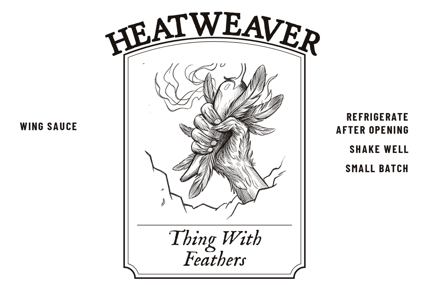 Thing With Feathers label